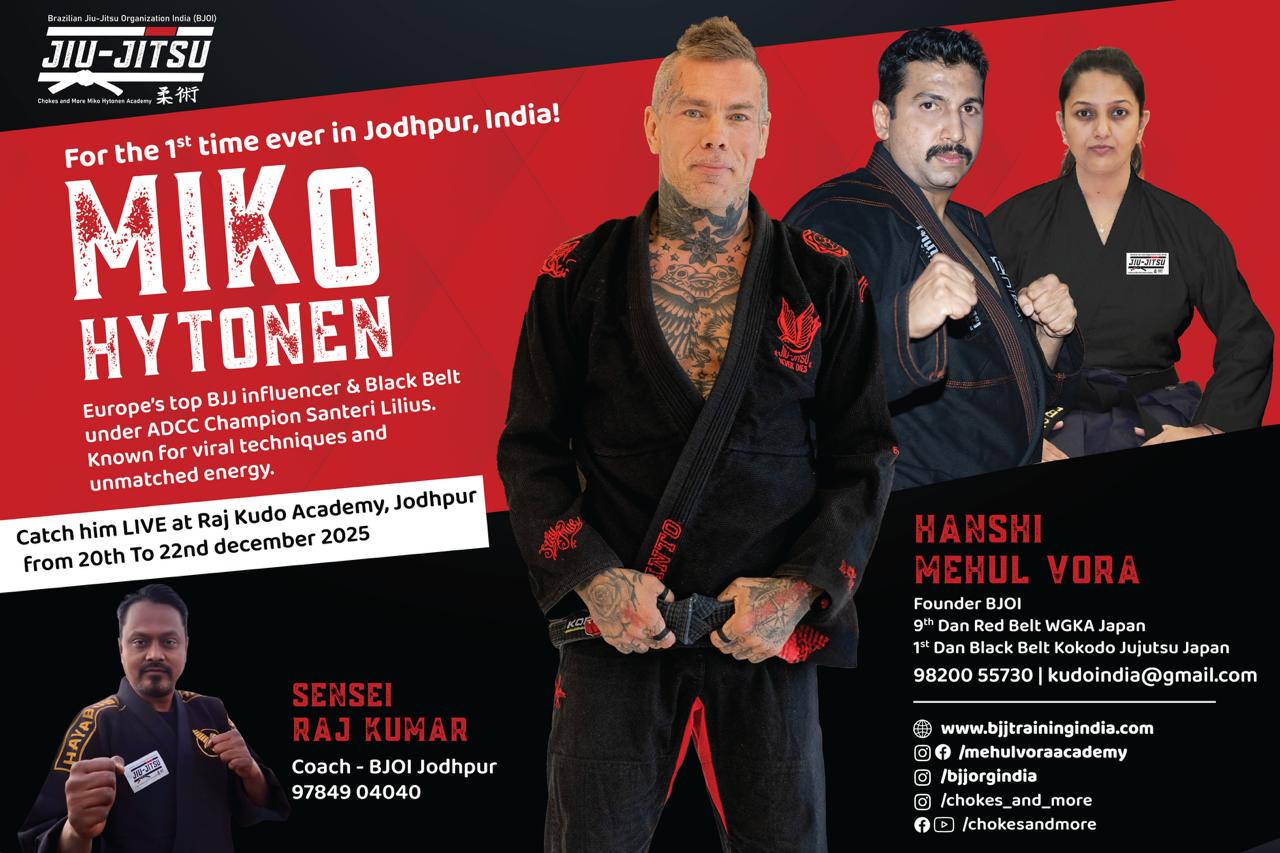 1st Miko Hytonen International BJJ Seminar Jodhpur 2025